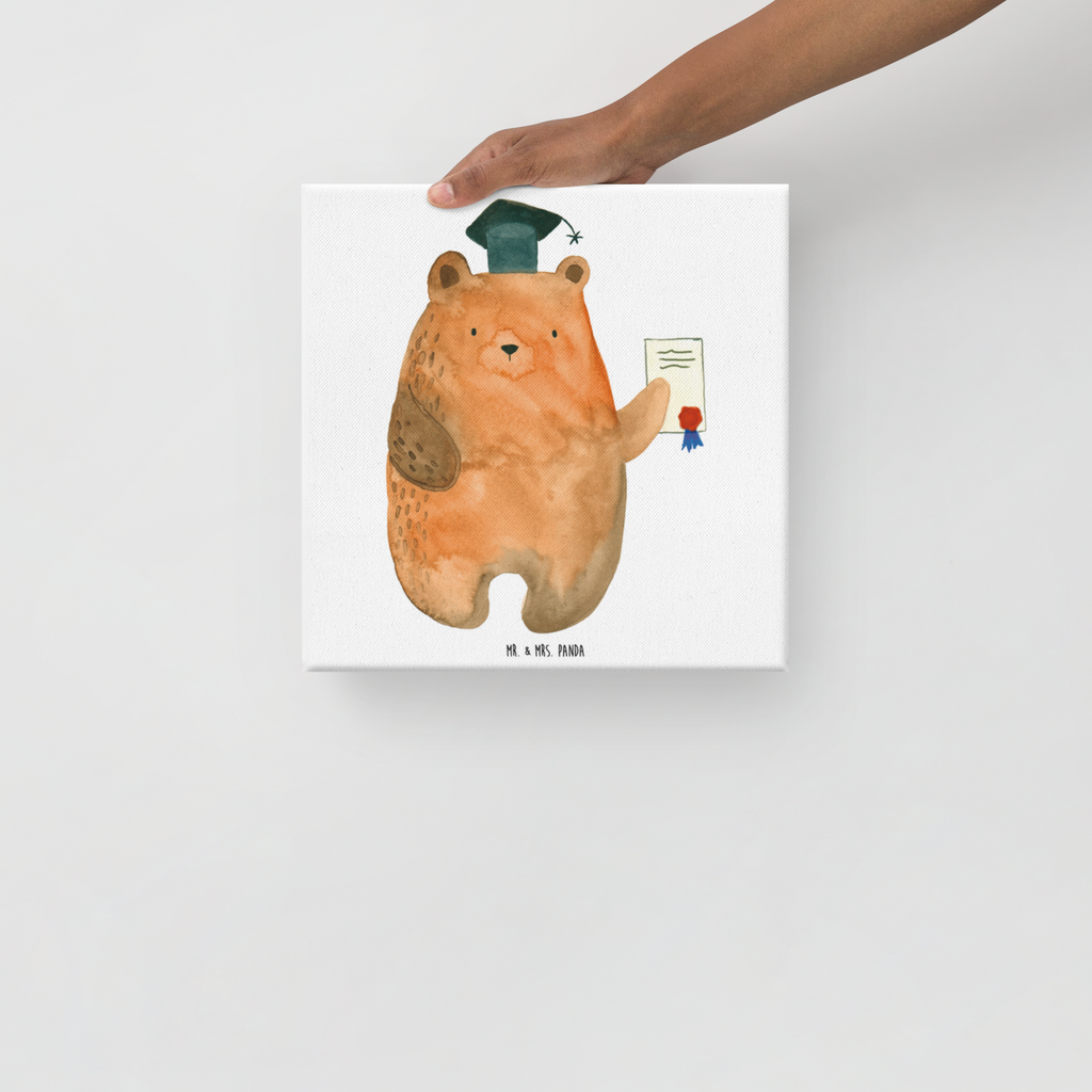 Leinwand Bild Prüfungsbär Leinwand, Bild, Kunstdruck, Wanddeko, Dekoration, Bär, Teddy, Teddybär, Abitur, Prüfungen, Prüfung bestanden, Abschluss, Zeugnis, Abschlusszeugnis