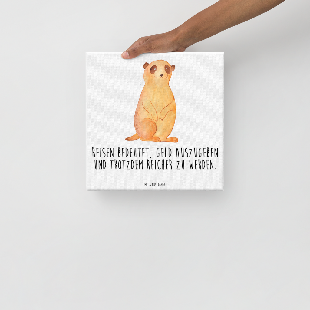 Leinwand Bild Erdmännchen Leinwand, Bild, Kunstdruck, Wanddeko, Dekoration, Afrika, Wildtiere, Erdmännchen, Reisen, Spruch, Weltreise, Afrikareise, Roadtrip, Traveling