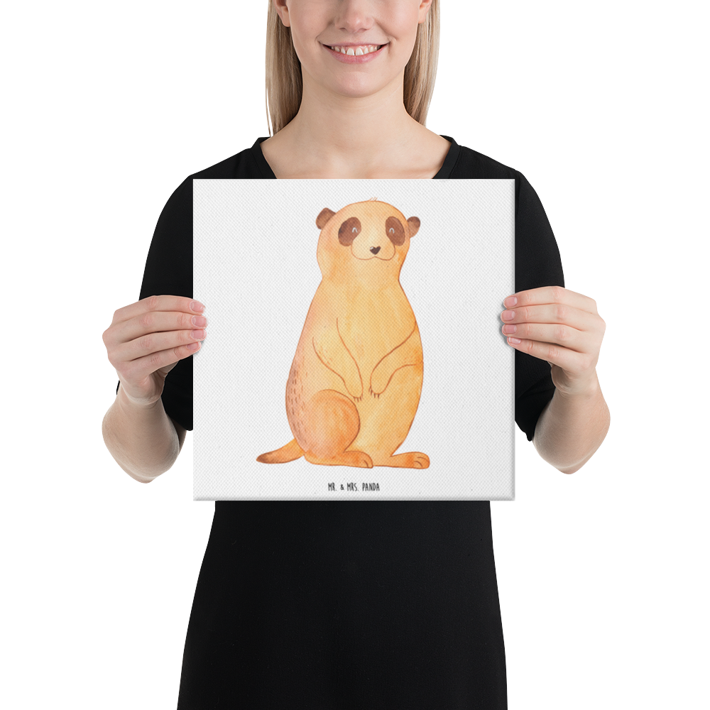 Leinwand Bild Erdmännchen Leinwand, Bild, Kunstdruck, Wanddeko, Dekoration, Afrika, Wildtiere, Erdmännchen, Reisen, Spruch, Weltreise, Afrikareise, Roadtrip, Traveling