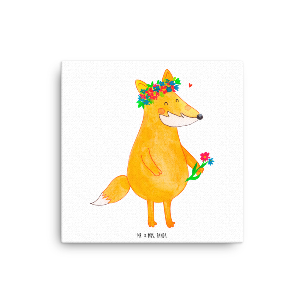 Leinwand Bild Fuchs Blumenliebe Leinwand, Bild, Kunstdruck, Wanddeko, Dekoration, Fuchs, Füchse, Fox, Liebe, Freundin, Fuchsmädchen, Blumenmädchen, Freundinnen, Liebesbeweis, Blume, Blumen, Motivation, Freude, ich, mich, Selbstliebe