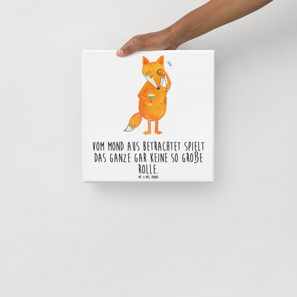 Leinwand Bild Fuchs Lord Leinwand, Bild, Kunstdruck, Wanddeko, Dekoration, Fuchs, Füchse, tröstende Worte, Spruch lustig, Liebeskummer Geschenk, Motivation Spruch, Problemlösung