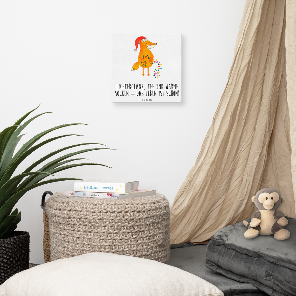 Leinwand Bild Fuchs Weihnachten Leinwand, Bild, Kunstdruck, Wanddeko, Dekoration, Winter, Weihnachten, Weihnachtsdeko, Nikolaus, Advent, Heiligabend, Wintermotiv, Fuchs, Füchse, Spruch schön, Geschenk Weihnachten, Weihnachtsmann, Weihnachtszeit
