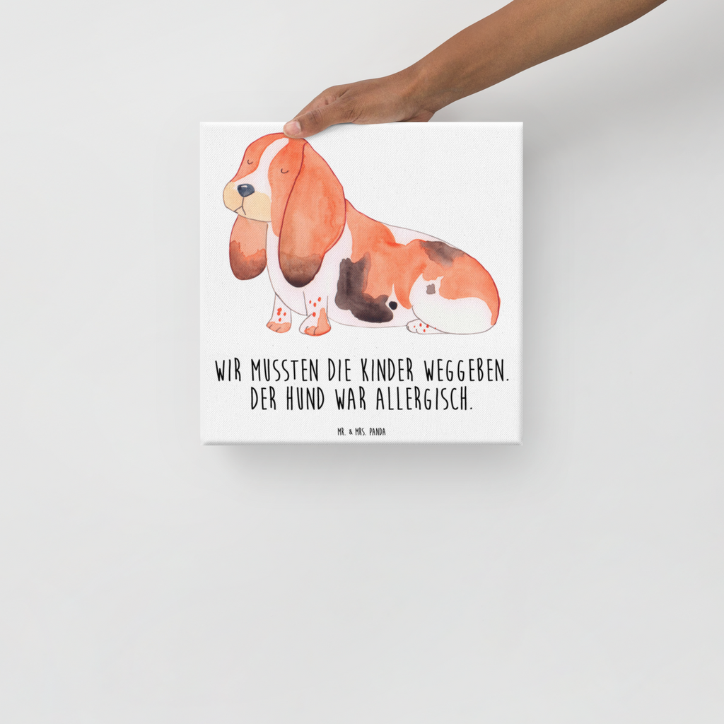 Leinwand Bild Hund Basset Hound Leinwand, Bild, Kunstdruck, Wanddeko, Dekoration, Hund, Hundemotiv, Haustier, Hunderasse, Tierliebhaber, Hundebesitzer, Sprüche, Basset Hound, Basset, Hundeliebe, kinderlos