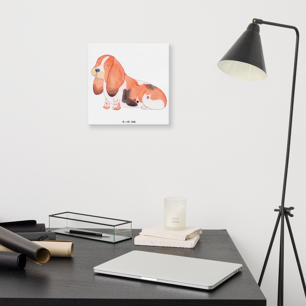 Leinwand Bild Hund Basset Hound Leinwand, Bild, Kunstdruck, Wanddeko, Dekoration, Hund, Hundemotiv, Haustier, Hunderasse, Tierliebhaber, Hundebesitzer, Sprüche, Basset Hound, Basset, Hundeliebe, kinderlos