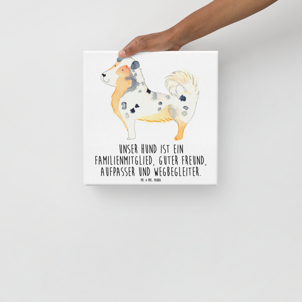 Leinwand Bild Australien Shepherd Leinwand, Bild, Kunstdruck, Wanddeko, Dekoration, Hund, Hundemotiv, Haustier, Hunderasse, Tierliebhaber, Hundebesitzer, Sprüche, Australien Shepherd, Shepherd, Hundeliebe, Familienhund, Spruch