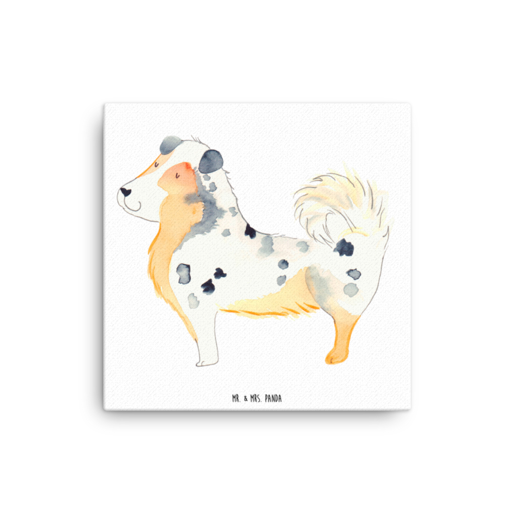 Leinwand Bild Australien Shepherd Leinwand, Bild, Kunstdruck, Wanddeko, Dekoration, Hund, Hundemotiv, Haustier, Hunderasse, Tierliebhaber, Hundebesitzer, Sprüche, Australien Shepherd, Shepherd, Hundeliebe, Familienhund, Spruch