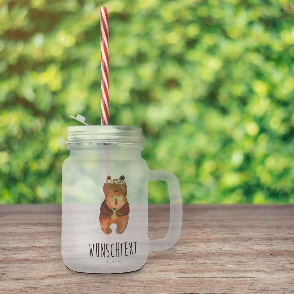 Personalisiertes Trinkglas Mason Jar Kommunion-Bär Personalisiertes Mason Jar, Personalisiertes Glas, Personalisiertes Trinkglas, Personalisiertes Henkelglas, Personalisiertes Sommerglas, Personalisiertes Einmachglas, Personalisiertes Cocktailglas, Personalisiertes Cocktail-Glas, mit Namen, Wunschtext, Wunschnamen, Mason Jar selbst bedrucken, Wunschglas mit Namen, Bedrucktes Trinkglas, Geschenk mit Namen, Bär, Teddy, Teddybär, Kommunion, Gottes Segen, Taufkerze, katholisch
