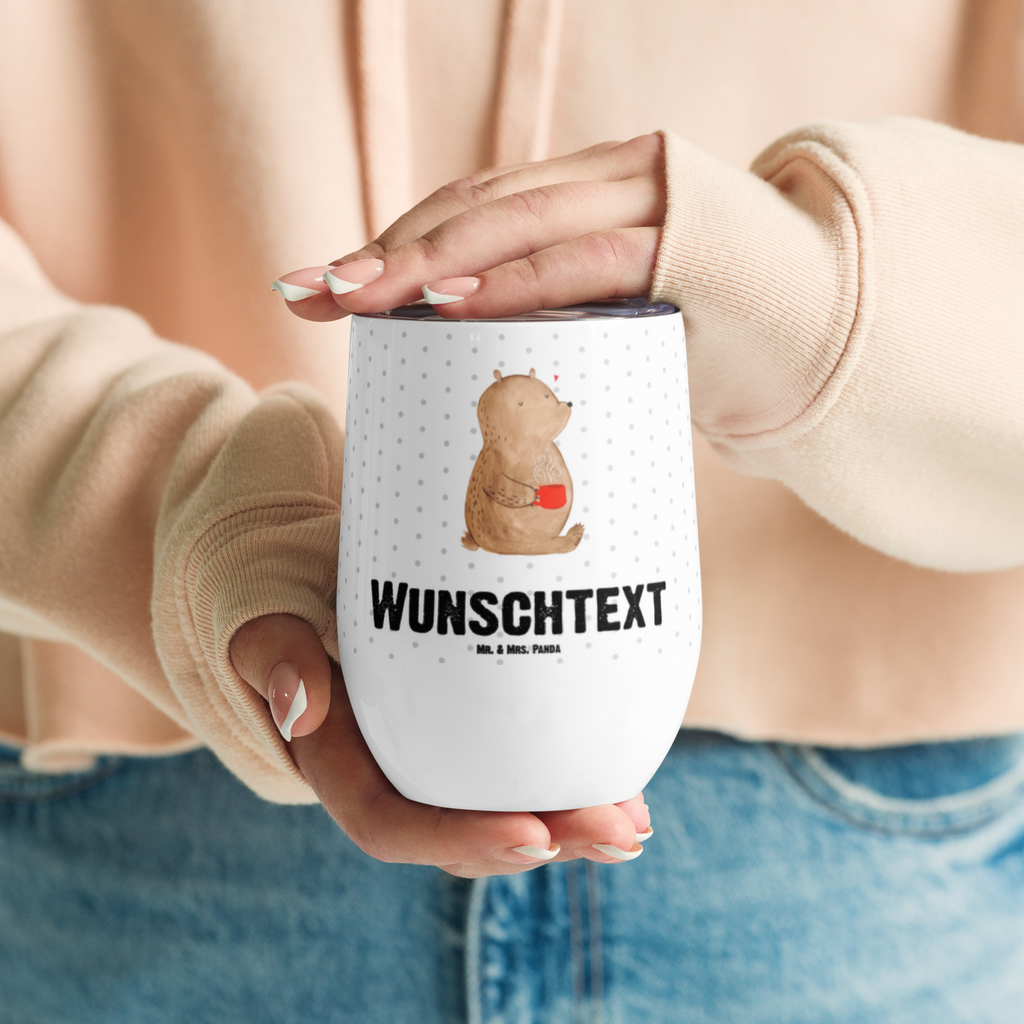 Personalisierter Weinbecher Bär Morgenkaffee Personalisierter Weinbecher, Personalisierter Glühwein Becher, Heißgetränke, Personalisierter Trinkbecher, Personalisierter Weinkelch, Personalisiertes Weingläser, hochwertiger Weinbecher, Weinbecher Reisen, Weinbecher unterwegs, Personalisertes Sommerglas, mit Namen, Wunschtext, Personalisierung, selbst bedrucken, Personalisiertes Weinglas, Liebe, Partner, Freund, Freundin, Ehemann, Ehefrau, Heiraten, Verlobung, Heiratsantrag, Liebesgeschenk, Jahrestag, Hocheitstag, Valentinstag, Geschenk für Frauen, Hochzeitstag, Mitbringsel, Geschenk für Freundin, Geschenk für Partner, Liebesbeweis, für Männer, für Ehemann