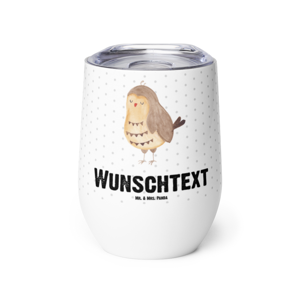 Personalisierter Weinbecher Eule Zufrieden Personalisierter Weinbecher, Personalisierter Glühwein Becher, Heißgetränke, Personalisierter Trinkbecher, Personalisierter Weinkelch, Personalisiertes Weingläser, hochwertiger Weinbecher, Weinbecher Reisen, Weinbecher unterwegs, Personalisertes Sommerglas, mit Namen, Wunschtext, Personalisierung, selbst bedrucken, Personalisiertes Weinglas, Eule, Eule Spruch, Eule deko, Owl, Liebe Spruch, Romantisch, Wortspiel lustig, Spruch schön, Geschenk Hochzeitstag