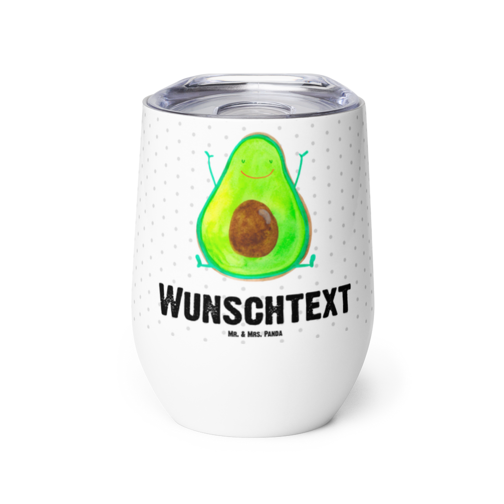 Personalisierter Weinbecher Avocado Happy Personalisierter Weinbecher, Personalisierter Glühwein Becher, Heißgetränke, Personalisierter Trinkbecher, Personalisierter Weinkelch, Personalisiertes Weingläser, hochwertiger Weinbecher, Weinbecher Reisen, Weinbecher unterwegs, Personalisertes Sommerglas, mit Namen, Wunschtext, Personalisierung, selbst bedrucken, Personalisiertes Weinglas, Avocado, Veggie, Vegan, Gesund, Chaos