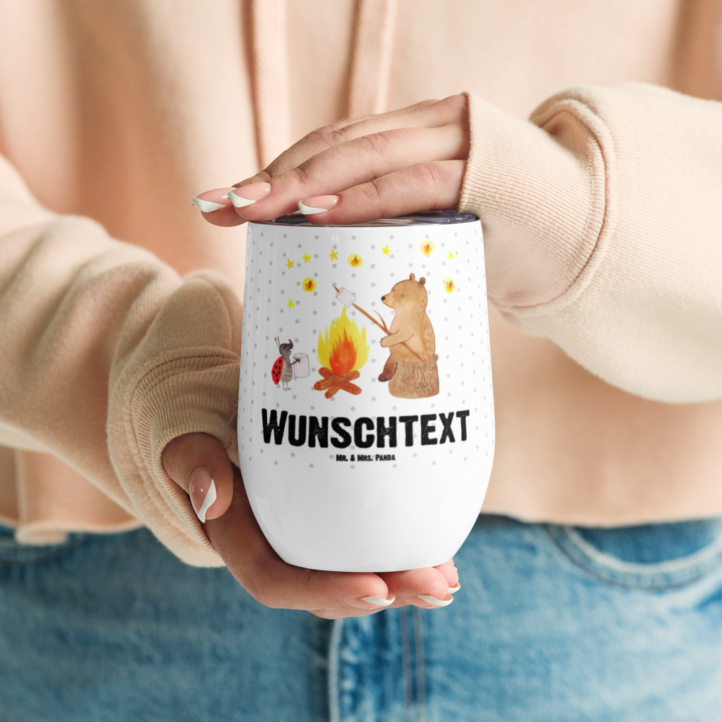 Personalisierter Weinbecher Bär & Marienkäfer Lagerfeuer Personalisierter Weinbecher, Personalisierter Glühwein Becher, Heißgetränke, Personalisierter Trinkbecher, Personalisierter Weinkelch, Personalisiertes Weingläser, hochwertiger Weinbecher, Weinbecher Reisen, Weinbecher unterwegs, Personalisertes Sommerglas, mit Namen, Wunschtext, Personalisierung, selbst bedrucken, Personalisiertes Weinglas, Bär, Teddy, Teddybär, Lagerfeuer
