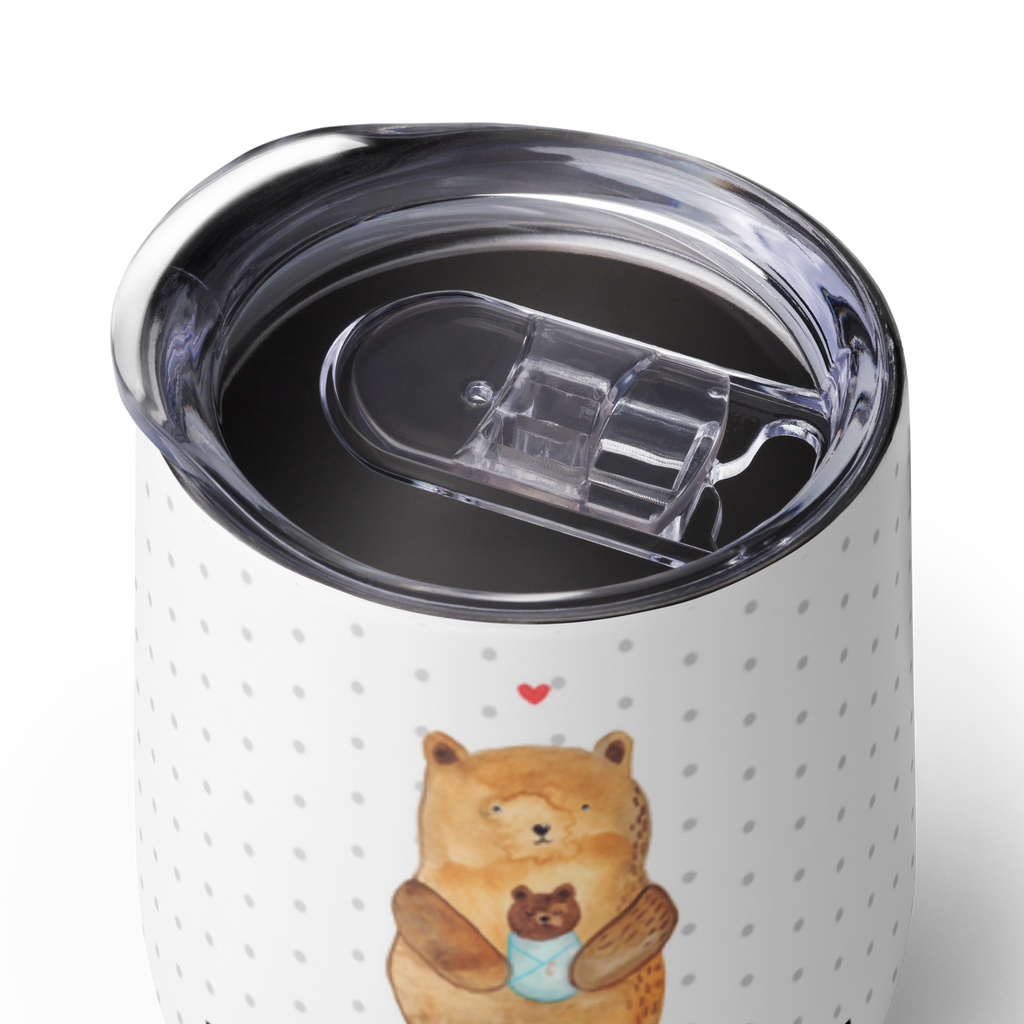 Personalisierter Weinbecher Bär mit Baby Personalisierter Weinbecher, Personalisierter Glühwein Becher, Heißgetränke, Personalisierter Trinkbecher, Personalisierter Weinkelch, Personalisiertes Weingläser, hochwertiger Weinbecher, Weinbecher Reisen, Weinbecher unterwegs, Personalisertes Sommerglas, mit Namen, Wunschtext, Personalisierung, selbst bedrucken, Personalisiertes Weinglas, Bär, Teddy, Teddybär, Eltern, Mutter, Baby, Taufe, Geburt, Nichte, Neffe, Enkel, Enkelin, Täufling, Geburtstag, Glückwunsch