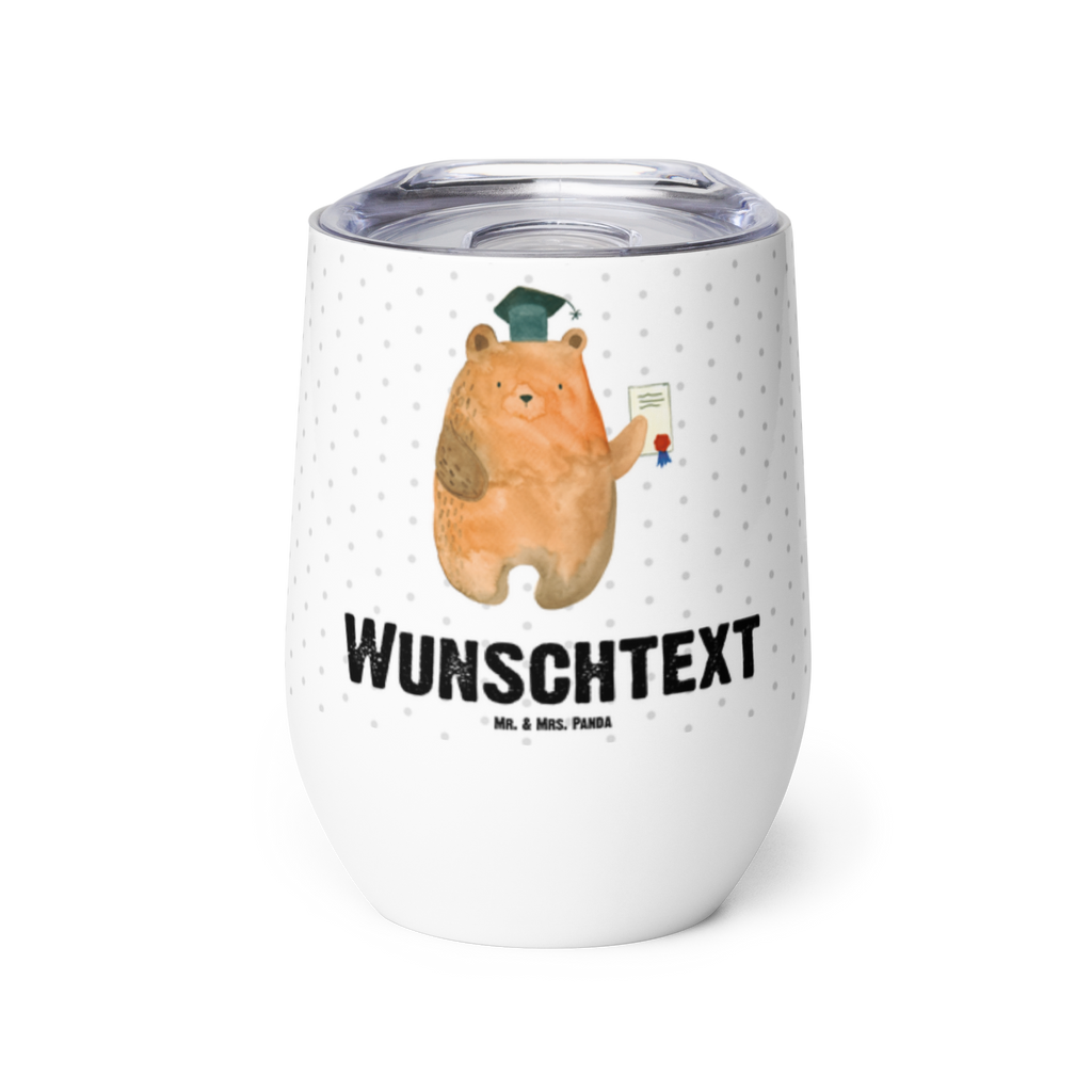 Personalisierter Weinbecher Prüfungsbär Personalisierter Weinbecher, Personalisierter Glühwein Becher, Heißgetränke, Personalisierter Trinkbecher, Personalisierter Weinkelch, Personalisiertes Weingläser, hochwertiger Weinbecher, Weinbecher Reisen, Weinbecher unterwegs, Personalisertes Sommerglas, mit Namen, Wunschtext, Personalisierung, selbst bedrucken, Personalisiertes Weinglas, Bär, Teddy, Teddybär, Abitur, Prüfungen, Prüfung bestanden, Abschluss, Zeugnis, Abschlusszeugnis