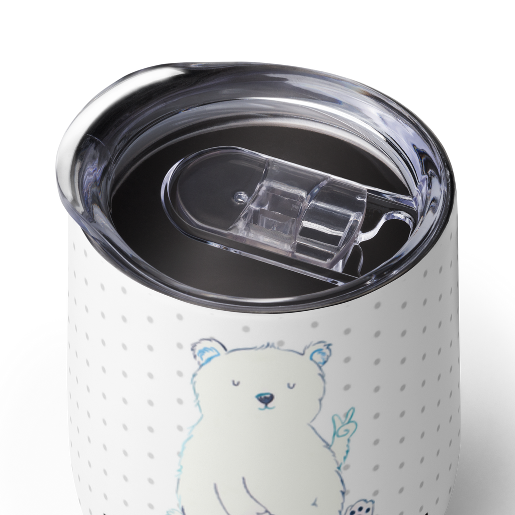 Personalisierter Weinbecher Eisbär Faul Personalisierter Weinbecher, Personalisierter Glühwein Becher, Heißgetränke, Personalisierter Trinkbecher, Personalisierter Weinkelch, Personalisiertes Weingläser, hochwertiger Weinbecher, Weinbecher Reisen, Weinbecher unterwegs, Personalisertes Sommerglas, mit Namen, Wunschtext, Personalisierung, selbst bedrucken, Personalisiertes Weinglas, Bär, Teddy, Teddybär, Eisbär, Nordpol, Faul, Entspannen, Relaxen, Büro, Arbeit, Bürojob, Arbeitsplatz, Homeoffice