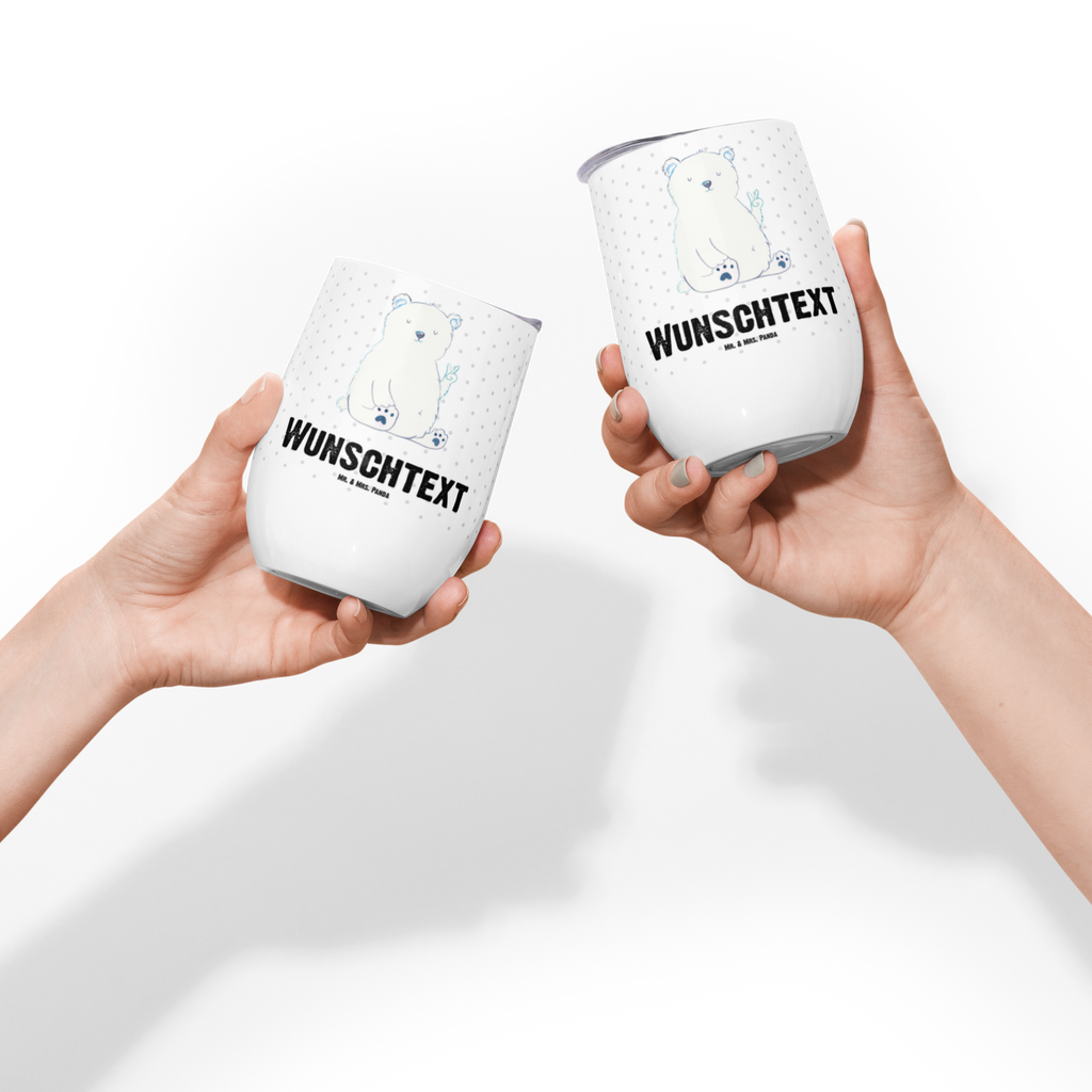 Personalisierter Weinbecher Eisbär Faul Personalisierter Weinbecher, Personalisierter Glühwein Becher, Heißgetränke, Personalisierter Trinkbecher, Personalisierter Weinkelch, Personalisiertes Weingläser, hochwertiger Weinbecher, Weinbecher Reisen, Weinbecher unterwegs, Personalisertes Sommerglas, mit Namen, Wunschtext, Personalisierung, selbst bedrucken, Personalisiertes Weinglas, Bär, Teddy, Teddybär, Eisbär, Nordpol, Faul, Entspannen, Relaxen, Büro, Arbeit, Bürojob, Arbeitsplatz, Homeoffice