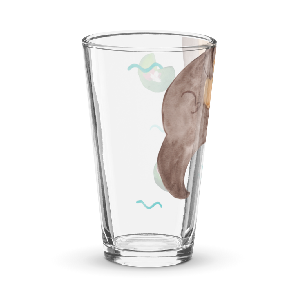 Personalisiertes Trinkglas Otter mit Seerose Personalisiertes Trinkglas, Personalisiertes Glas, Personalisiertes Pint Glas, Personalisiertes Bierglas, Personalisiertes Cocktail Glas, Personalisiertes Wasserglas, Glas mit Namen, Glas selber bedrucken, Wunschtext, Selbst drucken, Wunschname, Otter, Fischotter, Seeotter, Otter Seeotter See Otter