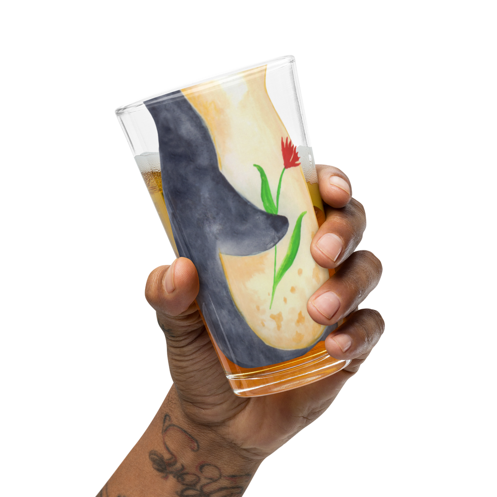 Personalisiertes Trinkglas Pinguin Blumenkranz Personalisiertes Trinkglas, Personalisiertes Glas, Personalisiertes Pint Glas, Personalisiertes Bierglas, Personalisiertes Cocktail Glas, Personalisiertes Wasserglas, Glas mit Namen, Glas selber bedrucken, Wunschtext, Selbst drucken, Wunschname, Pinguin, Pinguine, Blumenkranz, Universum, Leben, Wünsche, Ziele, Lebensziele, Motivation, Lebenslust, Liebeskummer, Geschenkidee