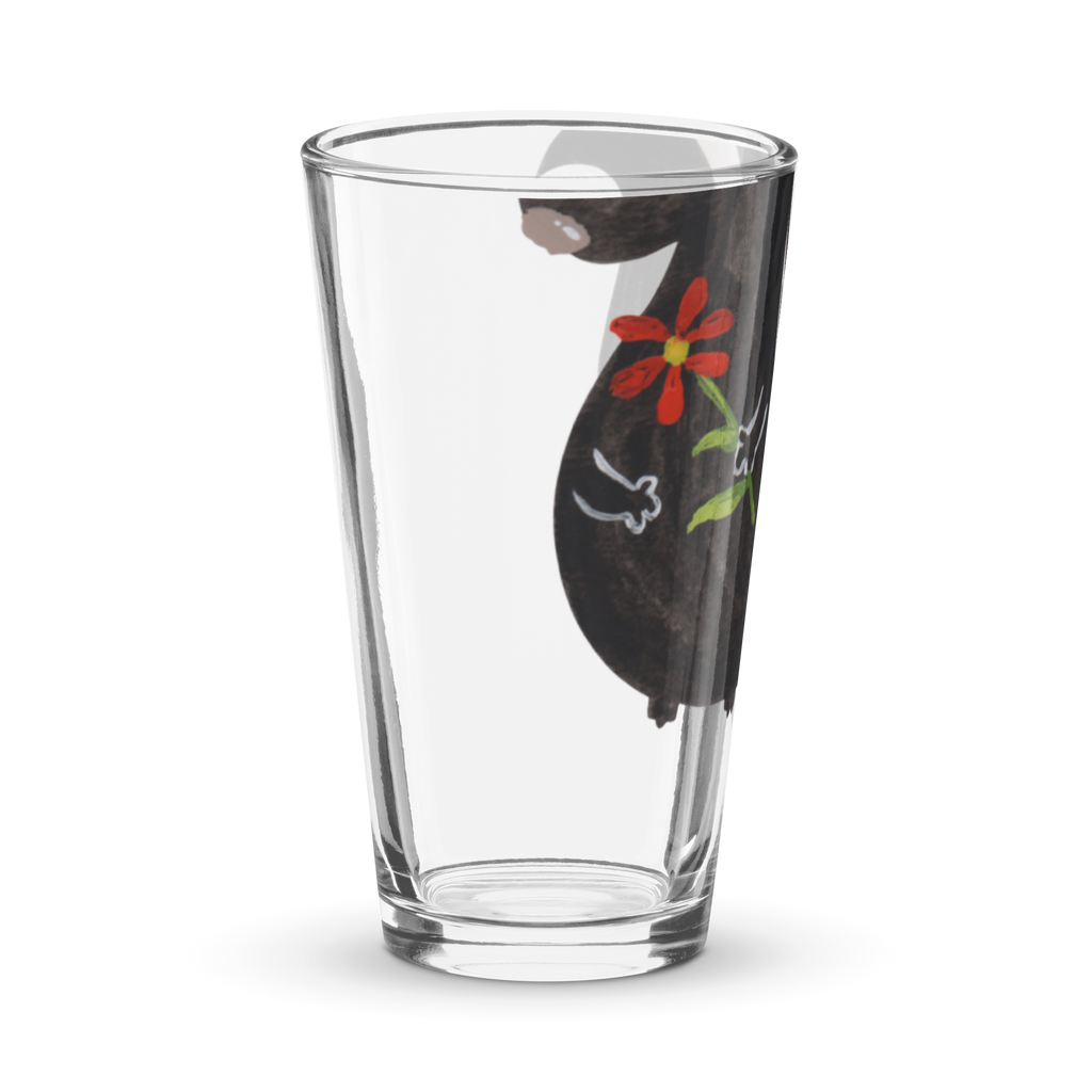 Personalisiertes Trinkglas Stinktier Blume Personalisiertes Trinkglas, Personalisiertes Glas, Personalisiertes Pint Glas, Personalisiertes Bierglas, Personalisiertes Cocktail Glas, Personalisiertes Wasserglas, Glas mit Namen, Glas selber bedrucken, Wunschtext, Selbst drucken, Wunschname, Stinktier, Skunk, Wildtier, Raubtier, Stinker, Stinki, Tagträumer, verträumt, Dreams, Träume