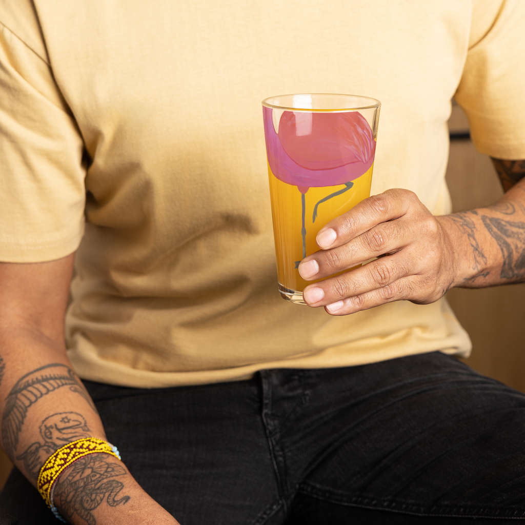 Personalisiertes Trinkglas Flamingo classic Personalisiertes Trinkglas, Personalisiertes Glas, Personalisiertes Pint Glas, Personalisiertes Bierglas, Personalisiertes Cocktail Glas, Personalisiertes Wasserglas, Glas mit Namen, Glas selber bedrucken, Wunschtext, Selbst drucken, Wunschname, Flamingo, Einzigartig, Selbstliebe, Stolz, ich, für mich, Spruch, Freundin, Freundinnen, Außenseiter, Sohn, Tochter, Geschwister