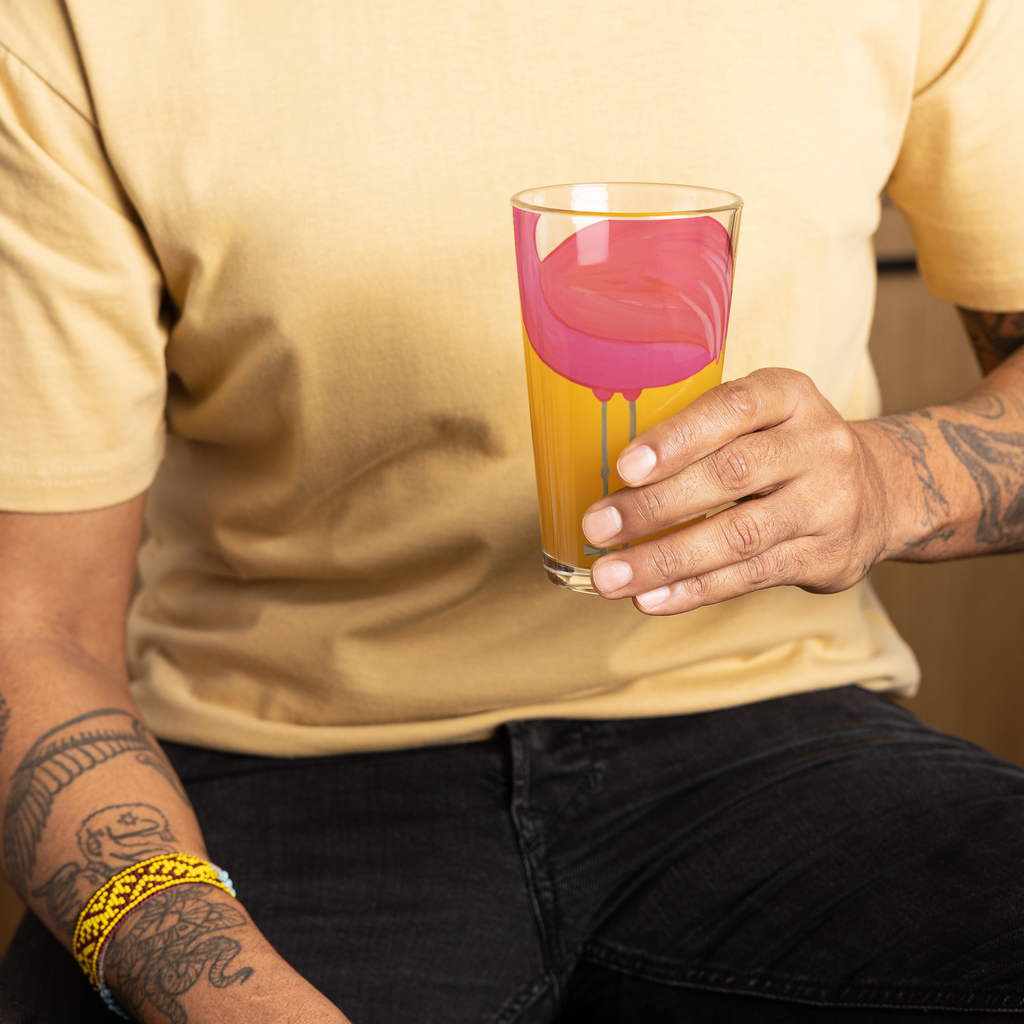 Personalisiertes Trinkglas Flamingo stolz Personalisiertes Trinkglas, Personalisiertes Glas, Personalisiertes Pint Glas, Personalisiertes Bierglas, Personalisiertes Cocktail Glas, Personalisiertes Wasserglas, Glas mit Namen, Glas selber bedrucken, Wunschtext, Selbst drucken, Wunschname, Flamingo, stolz, Freude, Selbstliebe, Selbstakzeptanz, Freundin, beste Freundin, Tochter, Mama, Schwester