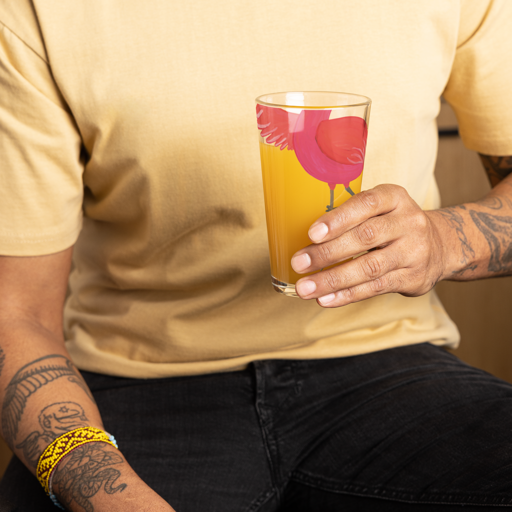 Personalisiertes Trinkglas Flamingo Yoga Personalisiertes Trinkglas, Personalisiertes Glas, Personalisiertes Pint Glas, Personalisiertes Bierglas, Personalisiertes Cocktail Glas, Personalisiertes Wasserglas, Glas mit Namen, Glas selber bedrucken, Wunschtext, Selbst drucken, Wunschname, Flamingo, Vogel, Yoga, Namaste, Achtsamkeit, Yoga-Übung, Entspannung, Ärger, Aufregen, Tiefenentspannung