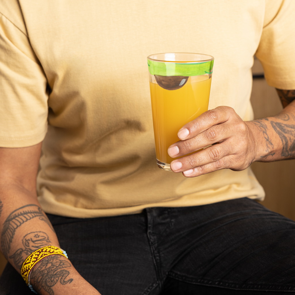 Personalisiertes Trinkglas Avocado Yoga Personalisiertes Trinkglas, Personalisiertes Glas, Personalisiertes Pint Glas, Personalisiertes Bierglas, Personalisiertes Cocktail Glas, Personalisiertes Wasserglas, Glas mit Namen, Glas selber bedrucken, Wunschtext, Selbst drucken, Wunschname, Avocado, Veggie, Vegan, Gesund, Avocado Yoga Vegan