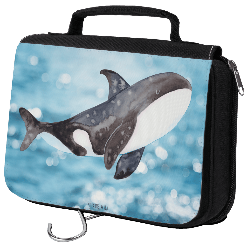 Kulturbeutel Orca Kulturbeutel, Zum Aufhängen, Waschtasche, Kosmetiktasche, Damen, Herren, Aufbewahrungstasche, Schminktasche, Kosmetikbeutel, Organizer, Kulturtasche, Schminkutensil, Meerestiere, Meer, Urlaub, Orca, Orcas, Killerwal, Wal, Möglichkeiten, Büro, Arbeit, Motivation, Selbstliebe, Neustart, Startup