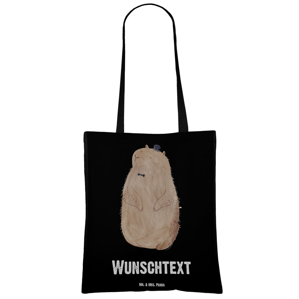 Personalisierte Tragetasche Murmeltier Personalisierte Beuteltasche, Personalisierter Beutel, Personalisierte Einkaufstasche, Personalisierter Jutebeutel, Personalisierter Stoffbeutel, Tragetasche mit Namen, Einkaufstasche mit Namen, Stoffbeutel mit Namen, Personalisierte Tasche, Personalisierte Jutetasche, Personalisierte Kindergartentasche, Tiermotive, Gute Laune, lustige Sprüche, Tiere, Murmeltier, Knigge, Fröhlichkeit, Freundlichkeit, Respekt, Anstand