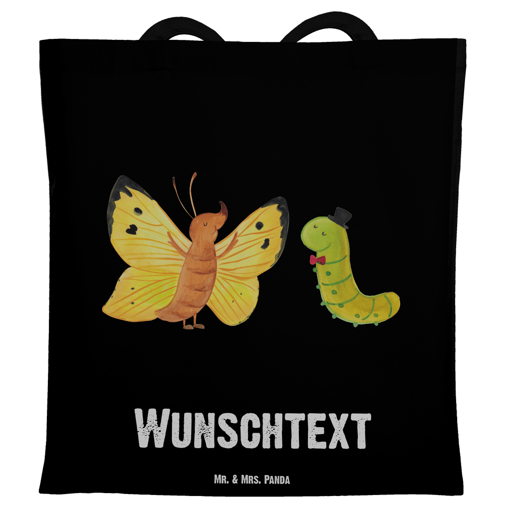 Personalisierte Tragetasche Raupe & Schmetterling Personalisierte Beuteltasche, Personalisierter Beutel, Personalisierte Einkaufstasche, Personalisierter Jutebeutel, Personalisierter Stoffbeutel, Tragetasche mit Namen, Einkaufstasche mit Namen, Stoffbeutel mit Namen, Personalisierte Tasche, Personalisierte Jutetasche, Personalisierte Kindergartentasche, Tiermotive, Gute Laune, lustige Sprüche, Tiere, Raupe, Schmetterling, Zitronenfalter, Entwicklung, Erwachsen werden, Kokon, Hut, Hütchen, Schönheit, Aufwachsen