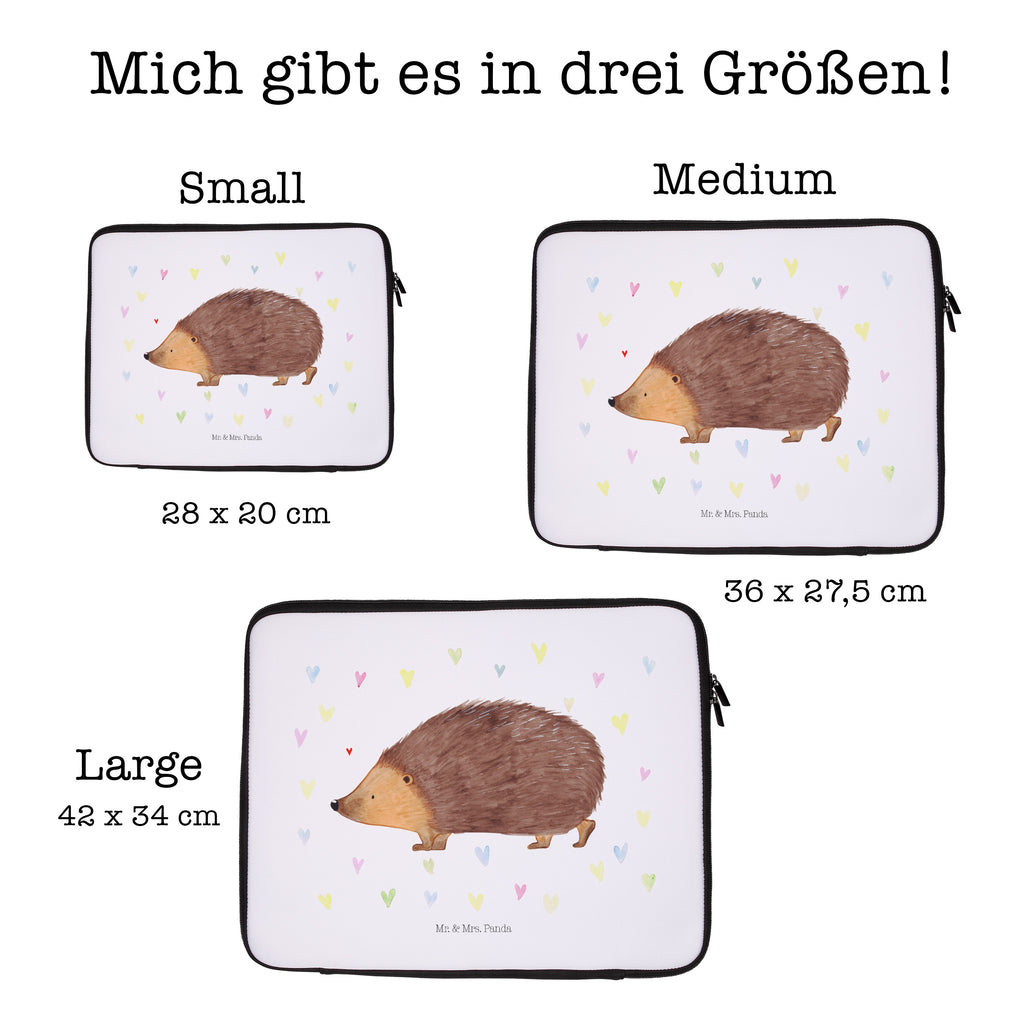 33 x 42 Notebook Tasche Igel Herzen Notebook Tasche, Laptop, Computertasche, Tasche, Schutzhülle, Tiermotive, Gute Laune, lustige Sprüche, Tiere, Liebe, Herz, Herzen, Igel, Vertrauen, Kuss, Leben