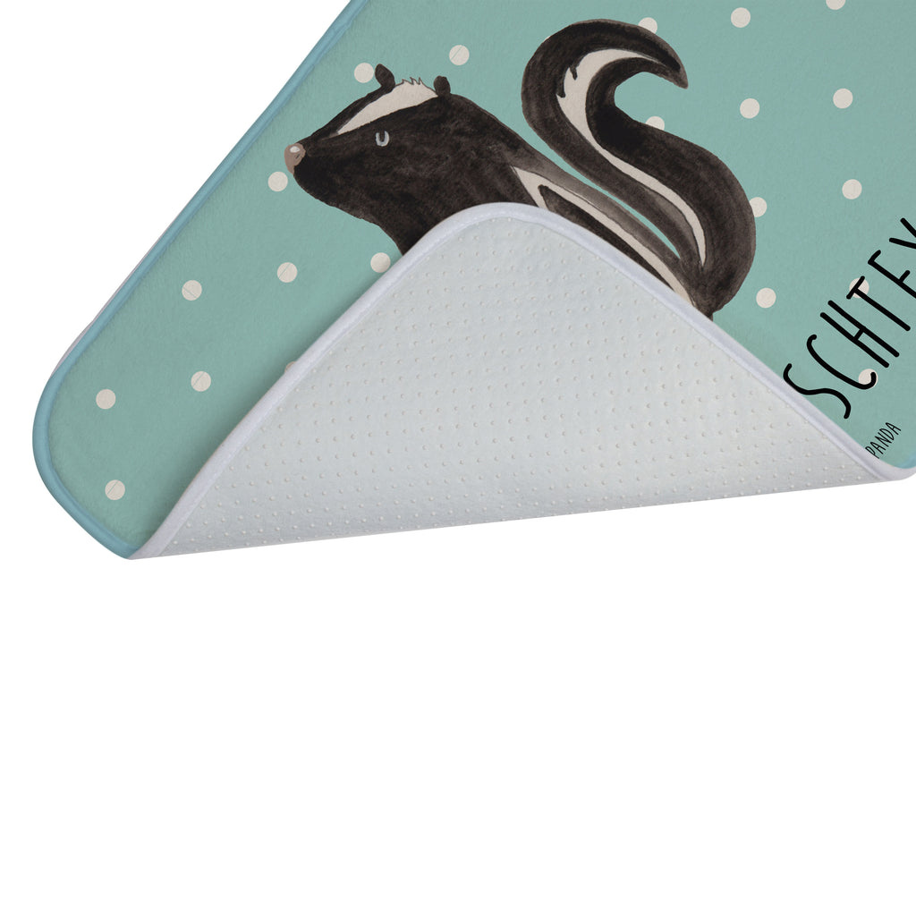 Personalisierter Badvorleger Stinktier sitzend Personalisierte Badematte, Personalisierter Badteppich, Personalisierter Duschvorleger, Personalisierter Badezimmerteppich, Personalisierter Badezimmermatte, Personalisierter Badvorleger, Personalisierter Duschmatte, Personalisierter Duschteppich, Badematte mit Namen, Badteppich mit Namen, Duschvorleger mit Namen, Badezimmerteppich mit Namen, Badezimmermatte mit Namen, Badvorleger mit Namen, Duschmatte mit Namen, Duschteppich mit Namen, Wunschtext, Badvorleger selbst bedrucken, Wunschname, Personalisieren, Stinktier, Skunk, Wildtier, Raubtier, Stinker, Stinki, Spruch, Büro, Recht, Besserwisser