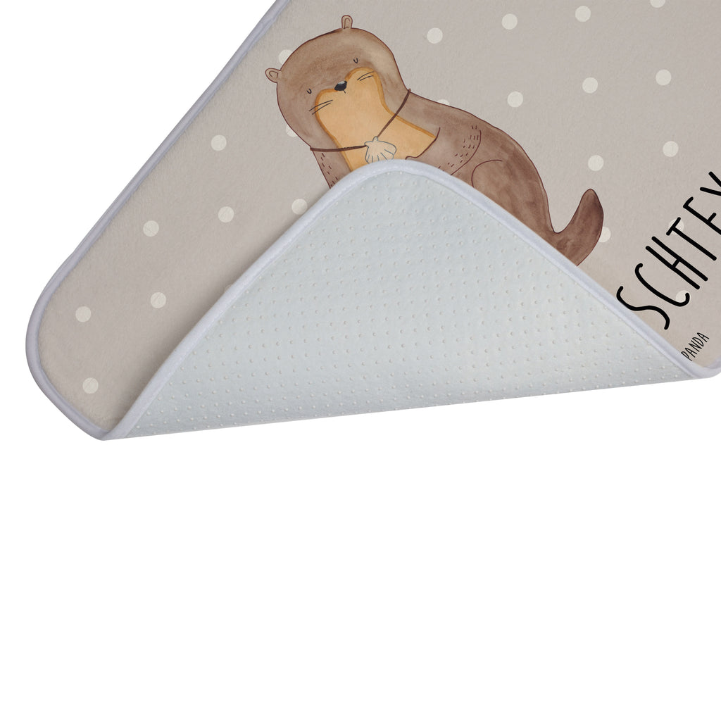Personalisierter Badvorleger Otter mit Muschelmedaillon Personalisierte Badematte, Personalisierter Badteppich, Personalisierter Duschvorleger, Personalisierter Badezimmerteppich, Personalisierter Badezimmermatte, Personalisierter Badvorleger, Personalisierter Duschmatte, Personalisierter Duschteppich, Badematte mit Namen, Badteppich mit Namen, Duschvorleger mit Namen, Badezimmerteppich mit Namen, Badezimmermatte mit Namen, Badvorleger mit Namen, Duschmatte mit Namen, Duschteppich mit Namen, Wunschtext, Badvorleger selbst bedrucken, Wunschname, Personalisieren, Otter, Fischotter, Seeotter, Otterliebe, grübeln, träumen, Motivation, Tagträumen, Büro