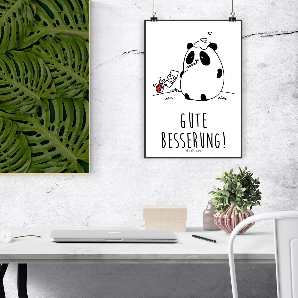 Poster Easy & Peasy Gute Besserung