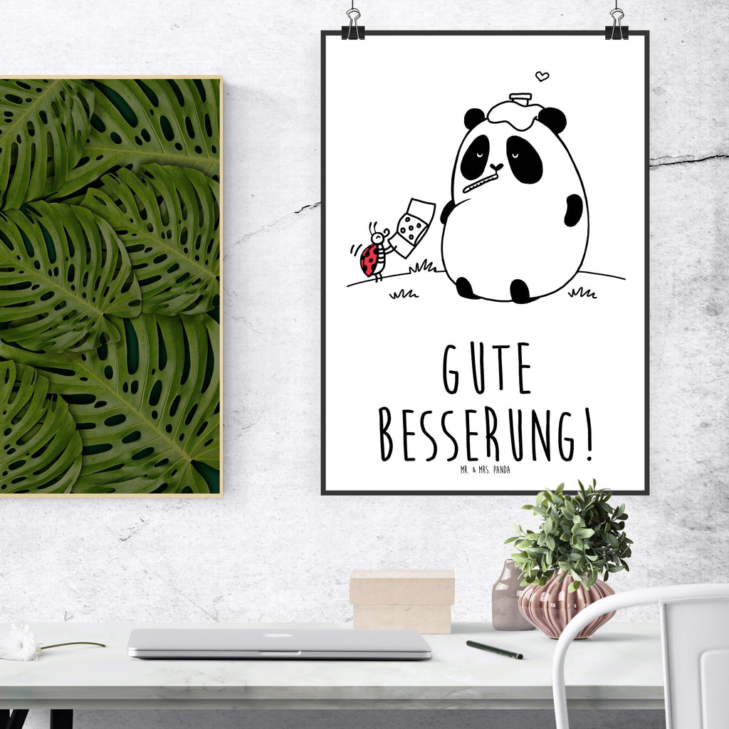 Poster Easy & Peasy Gute Besserung