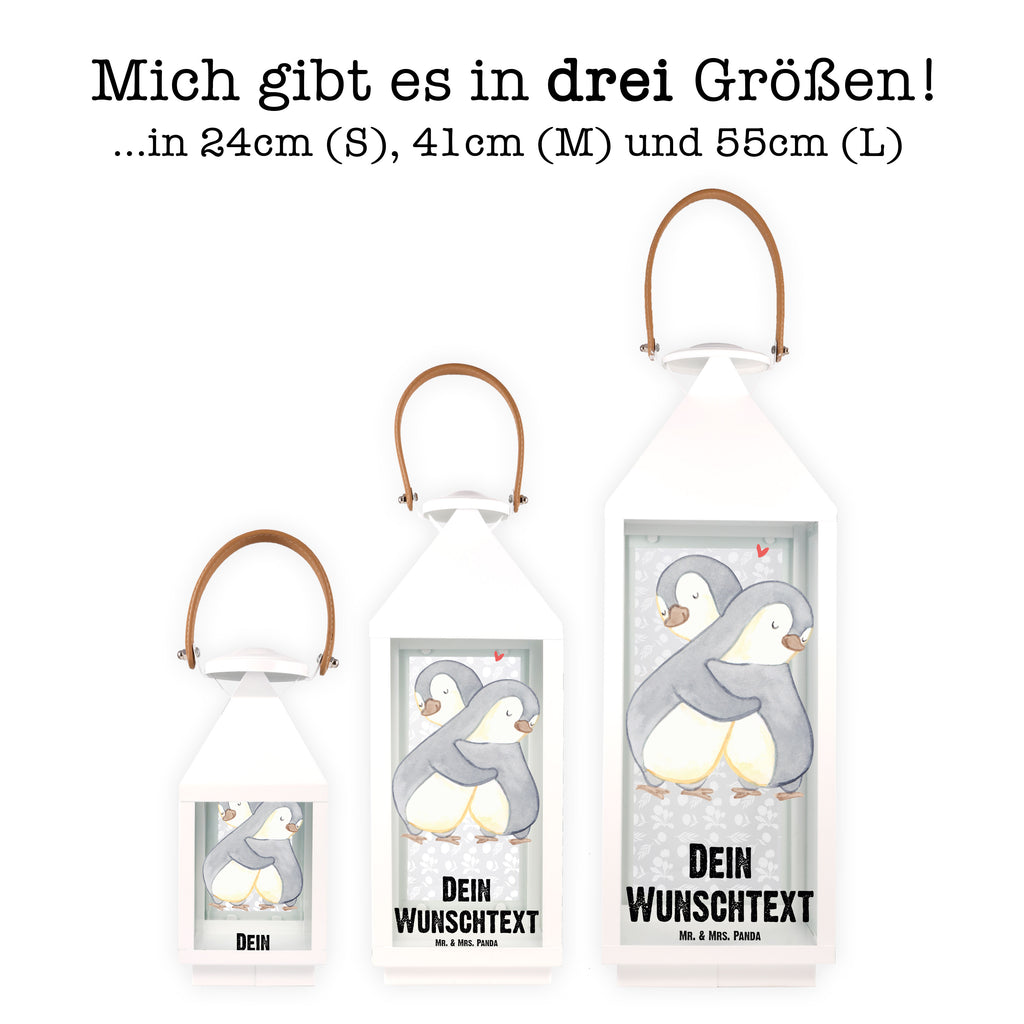 Personalisierte Deko Laterne Pinguine Kuscheln Gartenlampe, Gartenleuchte, Gartendekoration, Gartenlicht, Laterne  kleine Laternen, XXL Laternen, Laterne groß, Liebe, Partner, Freund, Freundin, Ehemann, Ehefrau, Heiraten, Verlobung, Heiratsantrag, Liebesgeschenk, Jahrestag, Hocheitstag, Valentinstag, Geschenk für Frauen, Hochzeitstag, Mitbringsel, Geschenk für Freundin, Geschenk für Partner, Liebesbeweis, für Männer, für Ehemann