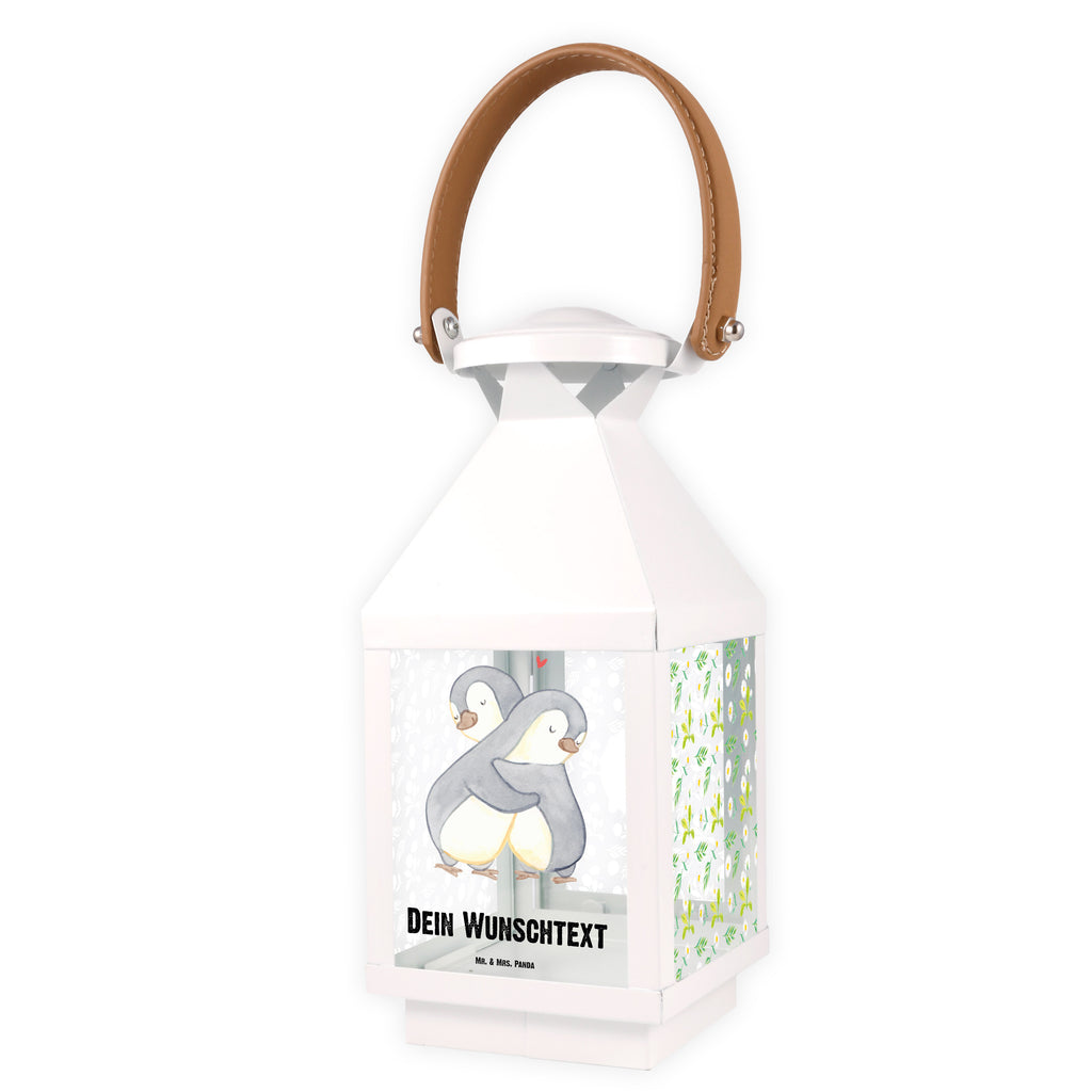 Personalisierte Deko Laterne Pinguine Kuscheln Gartenlampe, Gartenleuchte, Gartendekoration, Gartenlicht, Laterne  kleine Laternen, XXL Laternen, Laterne groß, Liebe, Partner, Freund, Freundin, Ehemann, Ehefrau, Heiraten, Verlobung, Heiratsantrag, Liebesgeschenk, Jahrestag, Hocheitstag, Valentinstag, Geschenk für Frauen, Hochzeitstag, Mitbringsel, Geschenk für Freundin, Geschenk für Partner, Liebesbeweis, für Männer, für Ehemann
