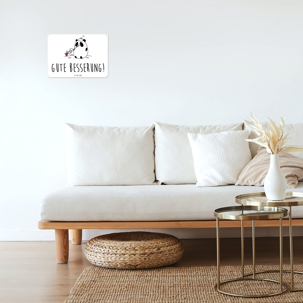 Blechschild Easy & Peasy Gute Besserung