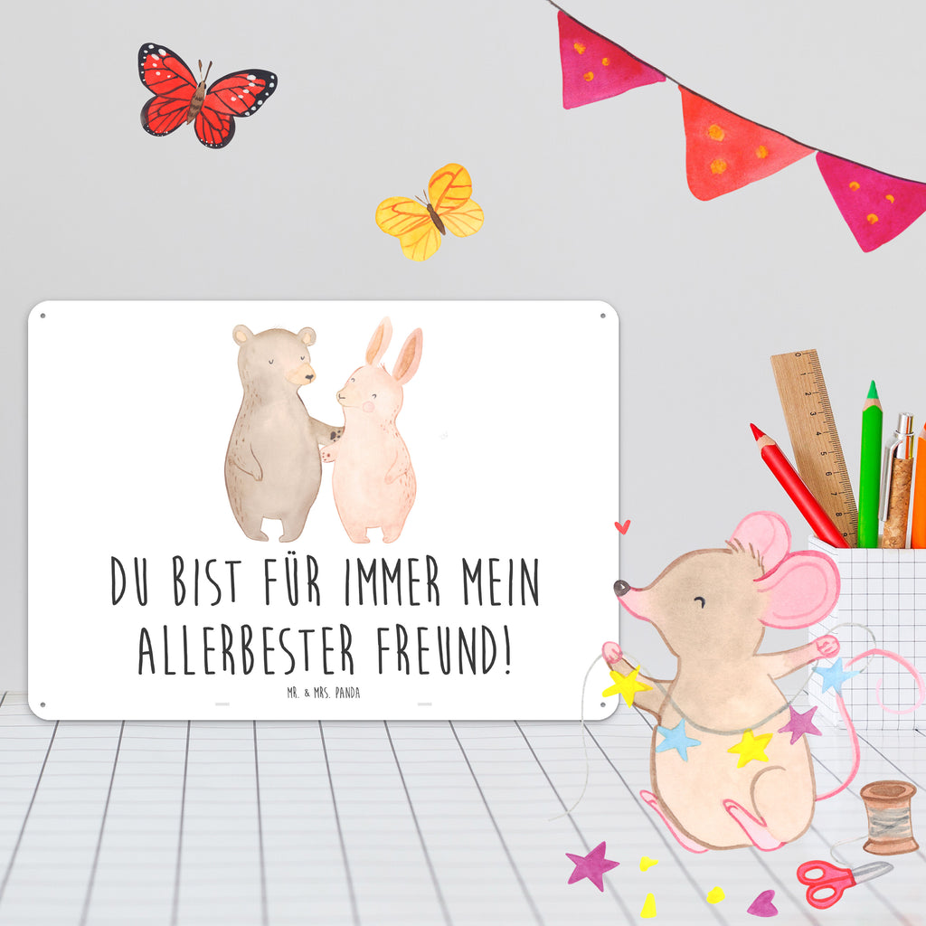 Blechschild Bär Hase Umarmen Blechschild, Metallschild, Geschenk Schild, Schild, Magnet-Metall-Schild, Deko Schild, Wandschild, Wand-Dekoration, Türschild, Liebe, Partner, Freund, Freundin, Ehemann, Ehefrau, Heiraten, Verlobung, Heiratsantrag, Liebesgeschenk, Jahrestag, Hocheitstag, Freunde, bester Freund, Hase, Bär, Bärchen, best friends