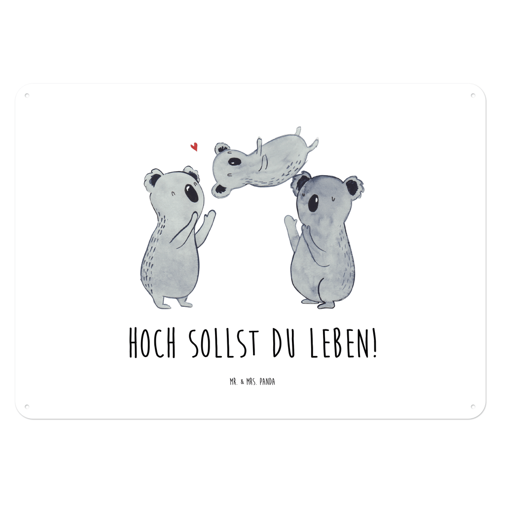 Blechschild Koala Feiern Sich Blechschild, Metallschild, Geschenk Schild, Schild, Magnet-Metall-Schild, Deko Schild, Wandschild, Wand-Dekoration, Türschild, Geburtstag, Geburtstagsgeschenk, Geschenk, Koala, Familie, Kind, Eltern, Herz, Liebe
