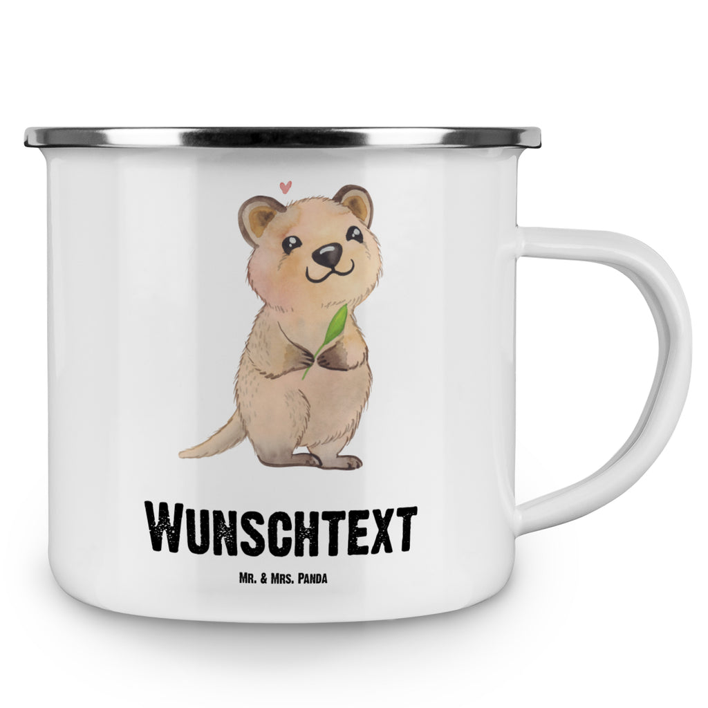 Personalisierte Emaille Tasse Quokka Happy Emaille Tasse personalisiert, Emaille Tasse mit Namen, Campingtasse personalisiert, Namenstasse, Campingtasse bedrucken, Campinggeschirr personalsisert, Tiermotive, Gute Laune, lustige Sprüche, Tiere, Quokka, Verschieben, Aufschieberitis, Lustiger Spruch, Niedliches Tier, Dinge erledigen