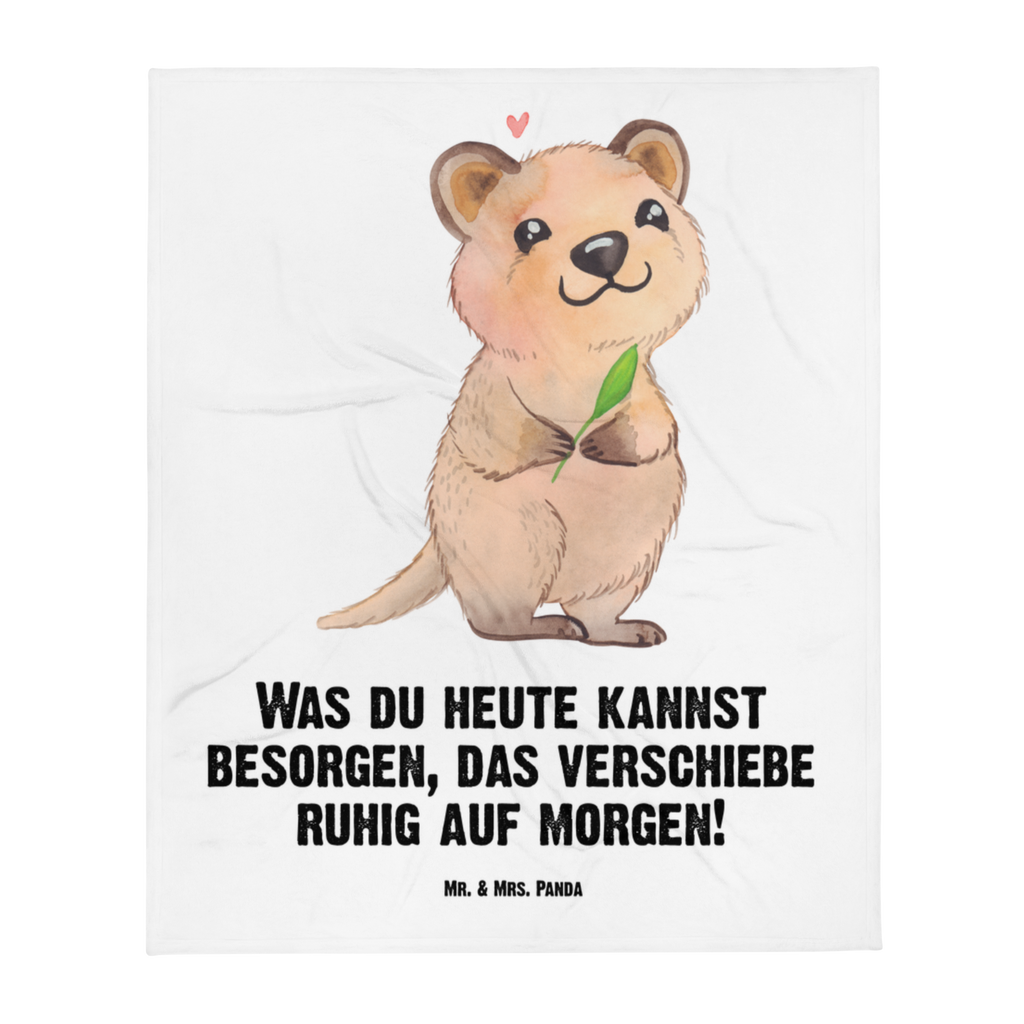 Babydecke Quokka Happy Babydecke, Babygeschenk, Geschenk Geburt, Babyecke Kuscheldecke, Krabbeldecke, Tiermotive, Gute Laune, lustige Sprüche, Tiere, Quokka, Verschieben, Aufschieberitis, Lustiger Spruch, Niedliches Tier, Dinge erledigen