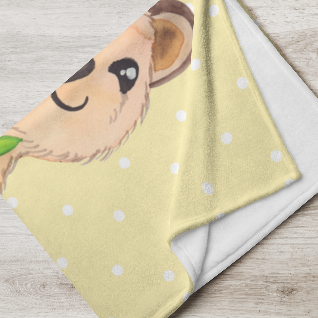 Babydecke Quokka Happy Babydecke, Babygeschenk, Geschenk Geburt, Babyecke Kuscheldecke, Krabbeldecke, Tiermotive, Gute Laune, lustige Sprüche, Tiere, Quokka, Verschieben, Aufschieberitis, Lustiger Spruch, Niedliches Tier, Dinge erledigen