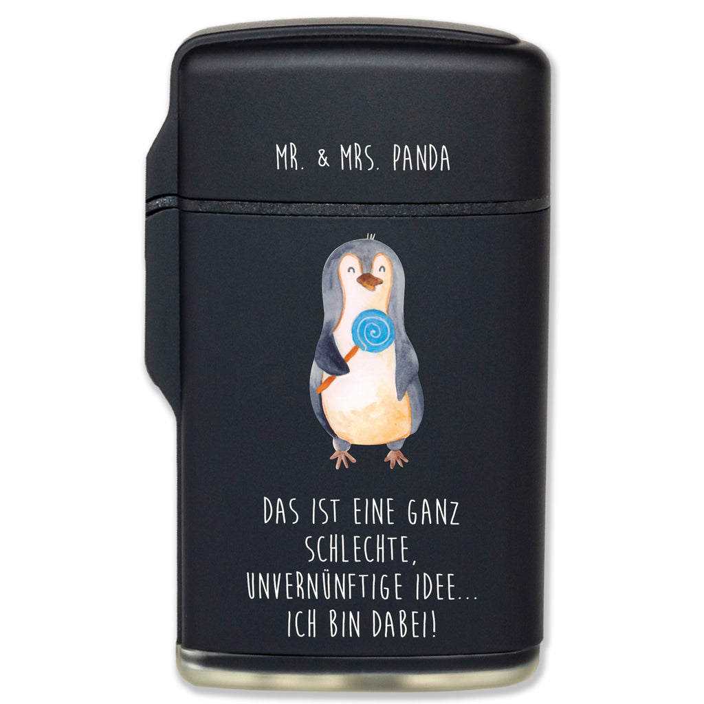 Feuerzeug Pinguin Lolli Pinguin, Pinguine, Lolli, Süßigkeiten, Blödsinn, Spruch, Rebell, Gauner, Ganove, Rabauke