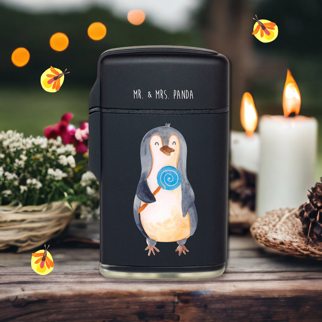 Feuerzeug Pinguin Lolli Pinguin, Pinguine, Lolli, Süßigkeiten, Blödsinn, Spruch, Rebell, Gauner, Ganove, Rabauke