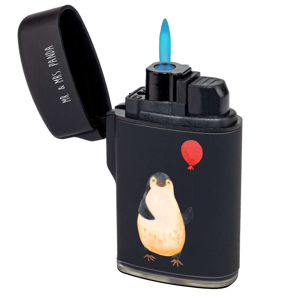 Feuerzeug Pinguin Luftballon Pinguin, Pinguine, Luftballon, Tagträume, Lebenslust, Geschenk Freundin, Geschenkidee, beste Freundin, Motivation, Neustart, neues Leben, Liebe, Glück