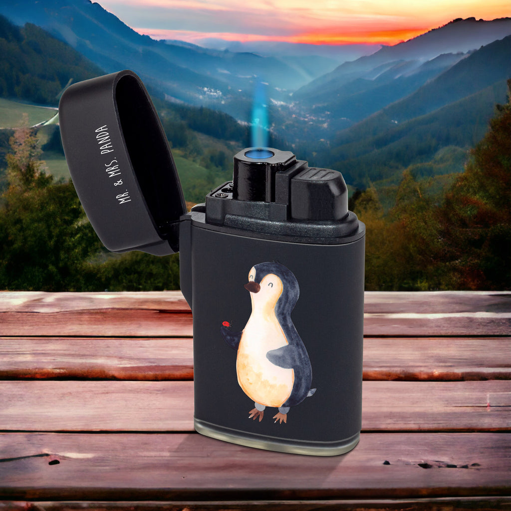 Feuerzeug Pinguin Marienkäfer Pinguin, Pinguine, Marienkäfer, Liebe, Wunder, Glück, Freude, Lebensfreude