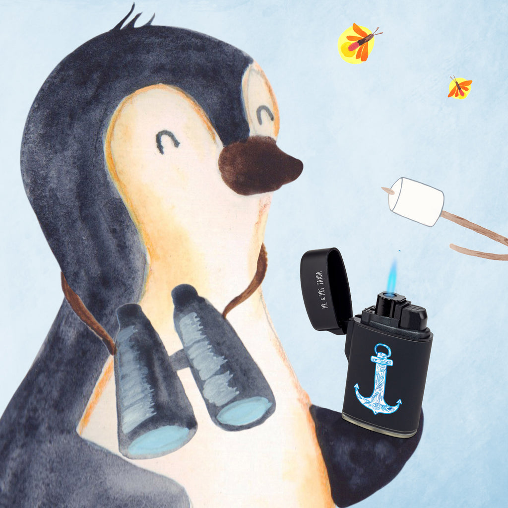 Feuerzeug Anker Blau Tiermotive, Gute Laune, lustige Sprüche, Tiere