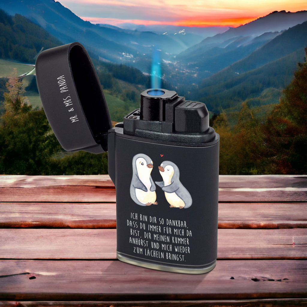 Feuerzeug Pinguine trösten Liebe, Partner, Freund, Freundin, Ehemann, Ehefrau, Heiraten, Verlobung, Heiratsantrag, Liebesgeschenk, Jahrestag, Hocheitstag, Valentinstag, Geschenk für Frauen, Hochzeitstag, Mitbringsel, Geschenk für Freundin, Geschenk für Partner, Liebesbeweis, für Männer, für Ehemann