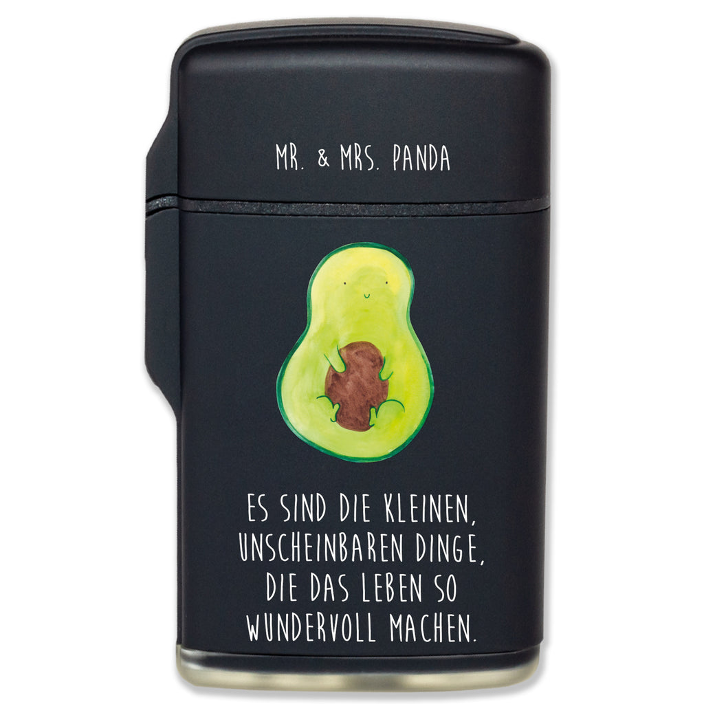 Feuerzeug Avocado mit Kern Avocado, Veggie, Vegan, Gesund, Avokado, Avocadokern, Kern, Pflanze, Spruch Leben