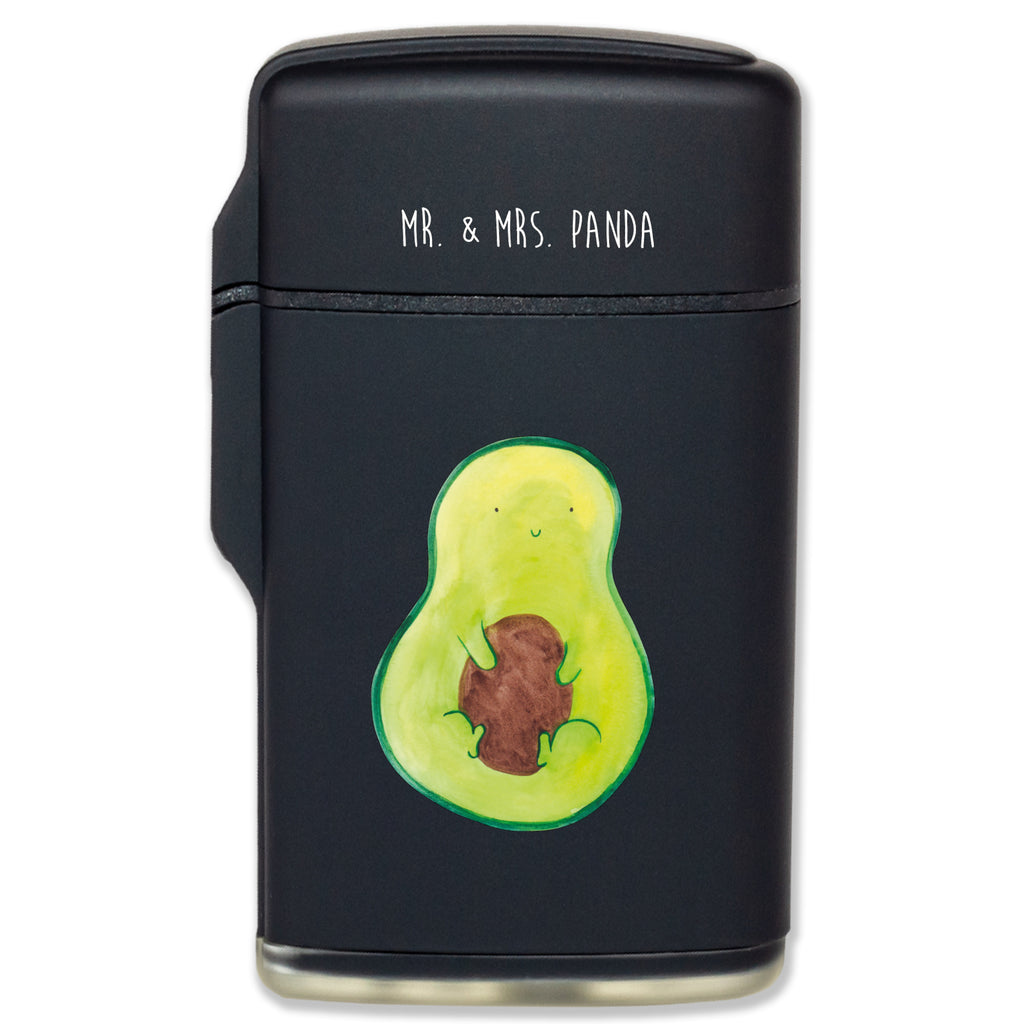 Feuerzeug Avocado mit Kern Avocado, Veggie, Vegan, Gesund, Avokado, Avocadokern, Kern, Pflanze, Spruch Leben